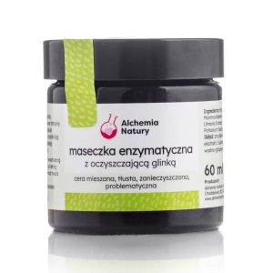 Maseczka enzymatyczna z oczyszczającą glinką zieloną