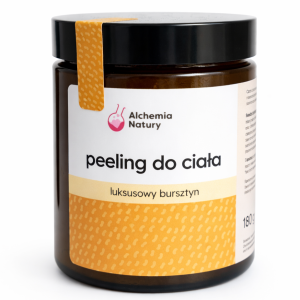 Peeling cukrowy z pyłem bursztynowym