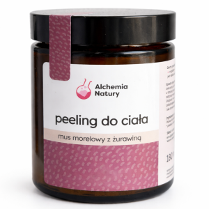 peeling do ciała cukrowy z żurawiną