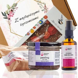 kosmetyki na prezent z czekoladą