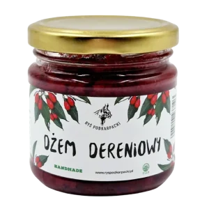 Dżem dereniowy handmade producent Ryś Podkarpacki 190 g