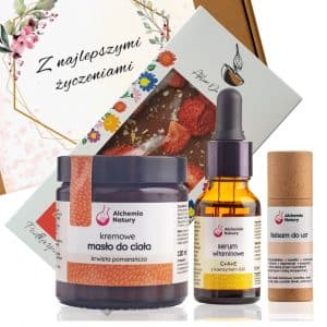 zestaw prezentowy z czekoladą